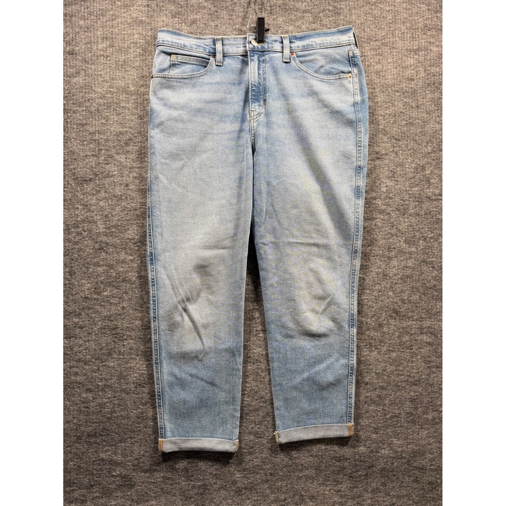 Levi Strauss Signature Heritage Mid-Rise Boyfriend Jeans Light Wash Size 12